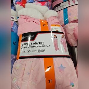 Spyder Kids Light Pink Star Pajamas